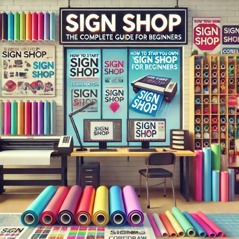 how to start your own sign shop full guide