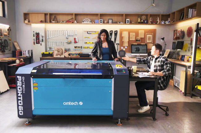 omtech laser cutter