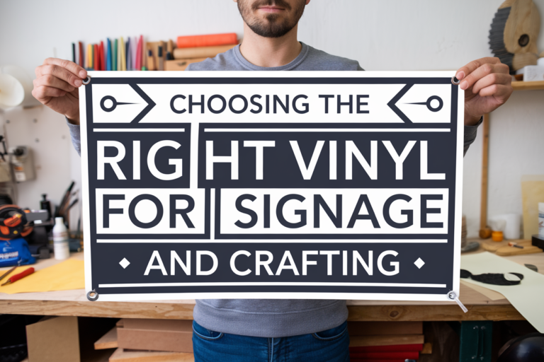 Choosing the Right Vinyl for Signage and Crafting