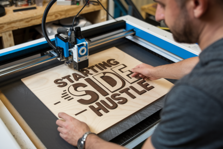 Starting a Side Hustle with Your Laser Cutter or Vinyl Cutter