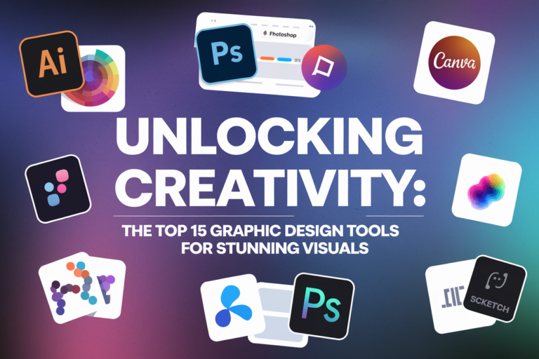 Unlocking Creativity: The Top 15 Graphic Design Tools for Stunning Visuals