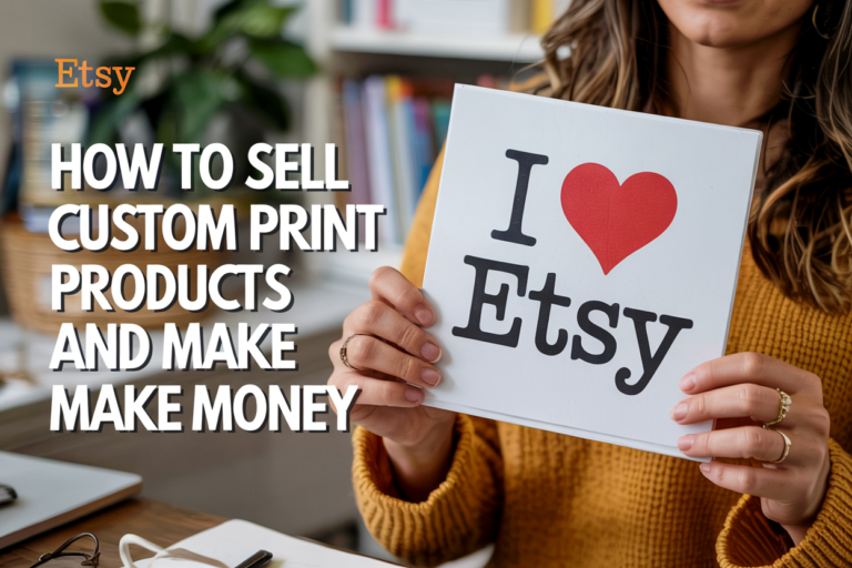 How to Sell Custom Print Products on Etsy and Make Money