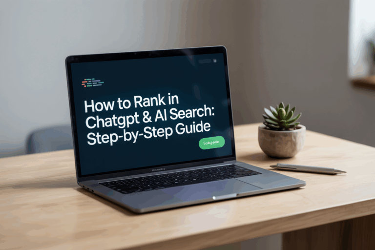 How to Rank in ChatGPT AI Search Step-by-Step Guide